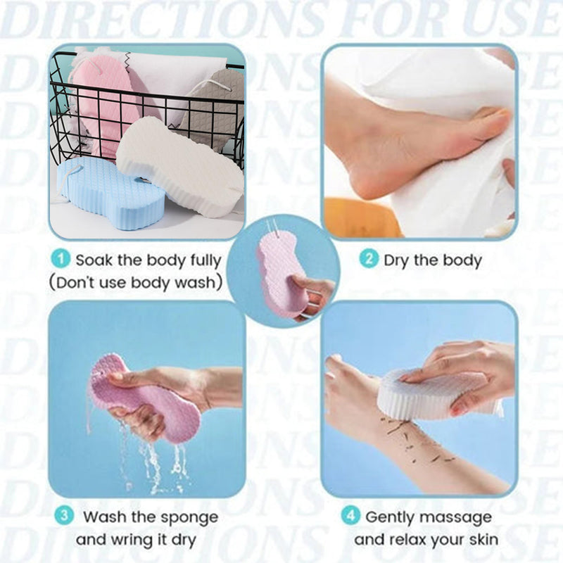 Super soft exfoliating bath sponge